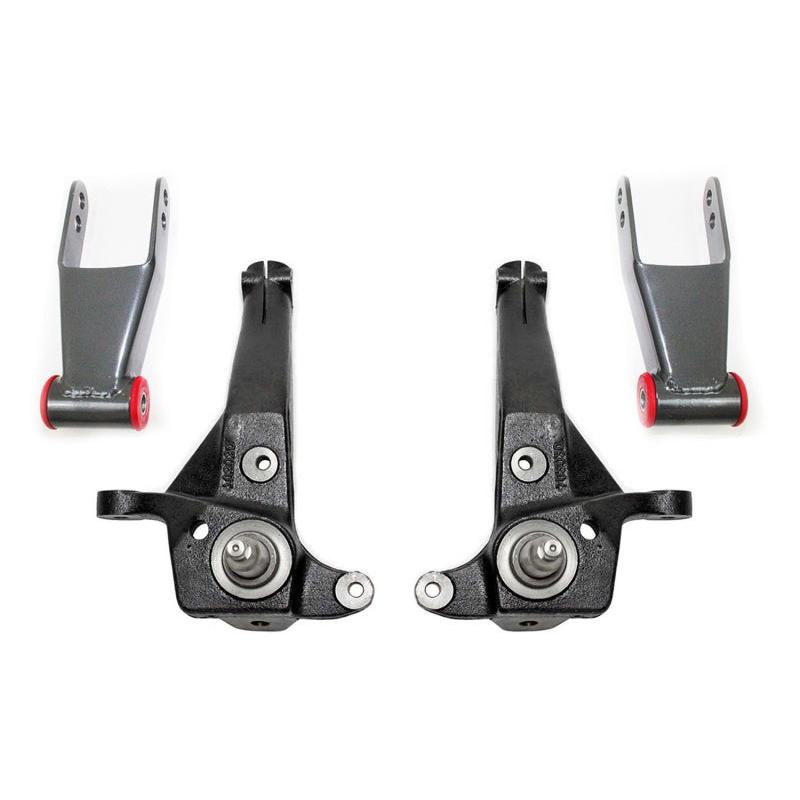 MaxTrac 98-00 Ford Ranger 2WD w/Coil Susp. (Non Stabilitrak) 4in/2in Spindle Lift Kit Maxtrac MXTK883042A