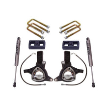 Load image into Gallery viewer, MaxTrac 07-16 GM C1500 2WD w/Cast Steel Susp. 4.5in/2in MaxPro Elite Spindle Lift Kit w/FOX Shocks - MaxTrac MXTK881343F