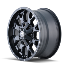 Load image into Gallery viewer, Mayhem 8015 Warrior 20x10 / 6x135 BP / -25mm Offset / 106mm Hub Matte Black Wheel - Black Ops Auto Works