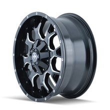 Load image into Gallery viewer, Mayhem 8015 Warrior 20x9 / 6x135 BP / 0mm Offset / 106mm Hub Black w/ Milled Spokes Wheel - Black Ops Auto Works