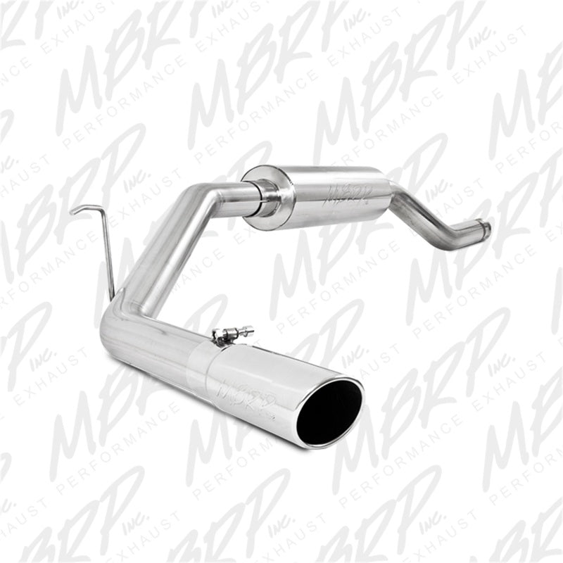 MBRP 00-06 Toyota Tundra All 4.7L Models Resonator Back Single Side Exit Aluminized Exhaust System - Black Ops Auto Works