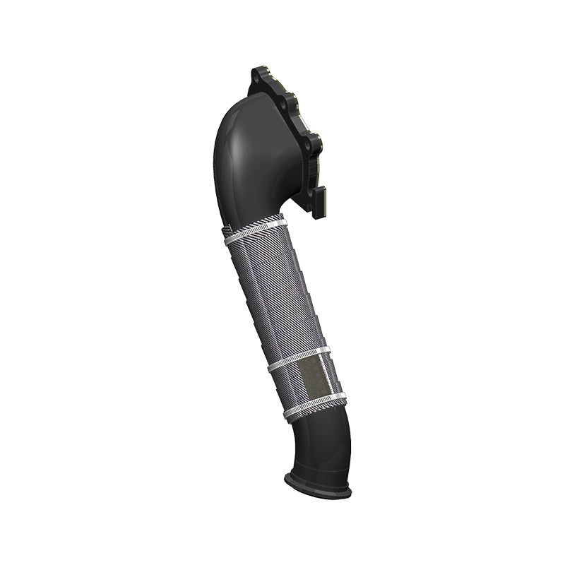MBRP 01-04 Chev/GMC 6.6L Duramax 3in Black Turbo Down Pipe - Black Ops Auto Works