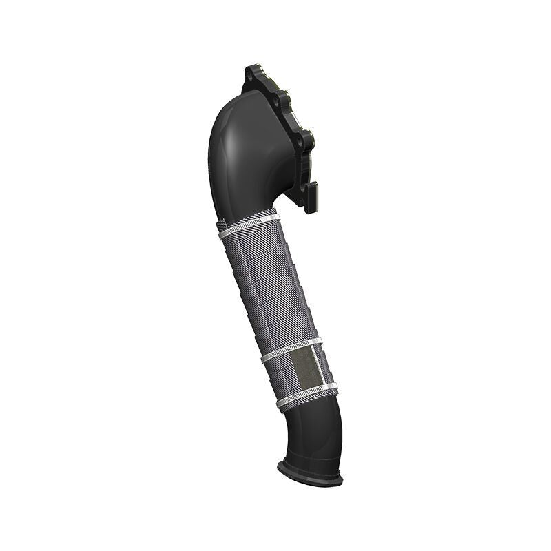 MBRP 01-04 Chev/GMC 6.6L Duramax 3in Black Turbo Down Pipe - Black Ops Auto Works