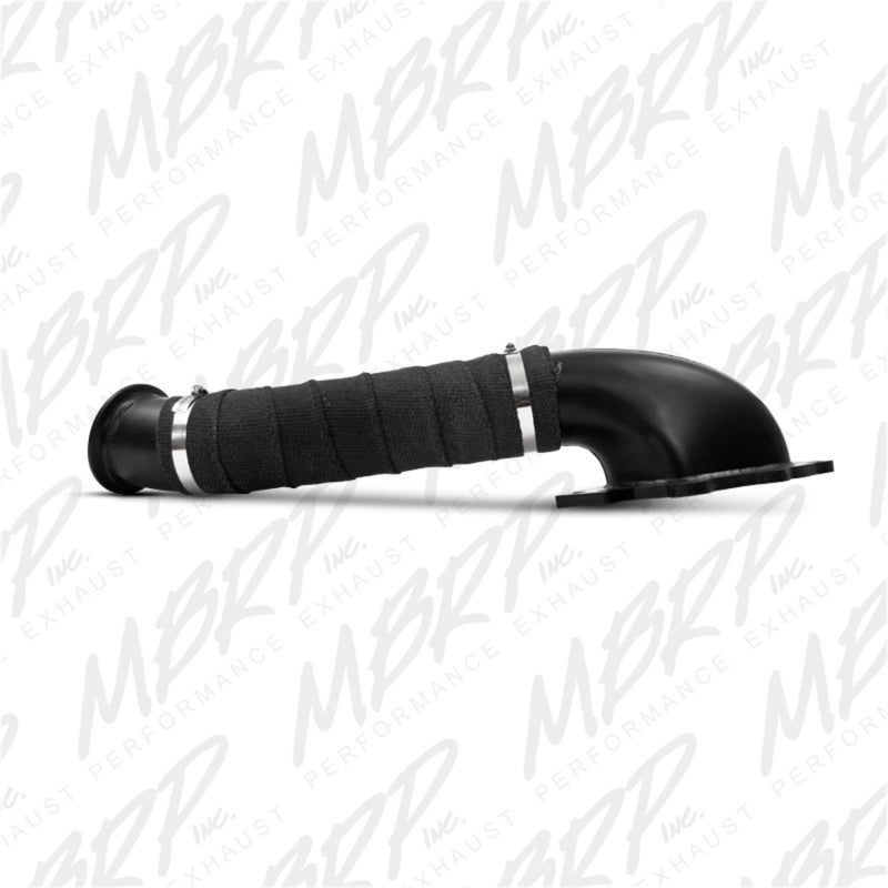 MBRP 01-04 Chev/GMC 6.6L Duramax 3in Black Turbo Down Pipe - Black Ops Auto Works