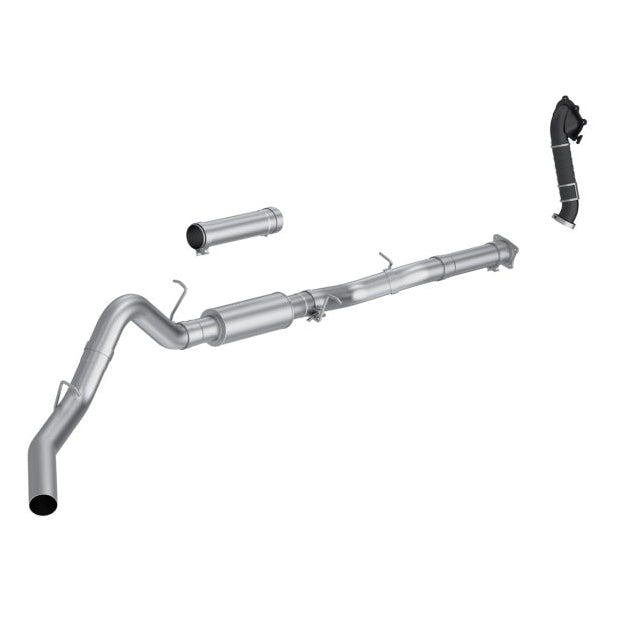 MBRP MBRP 01-04 Chevy Silverado / GMC Sierra 2500/3500HD 4in OD CatBack Single Side Exit w/ Downpipe - AL