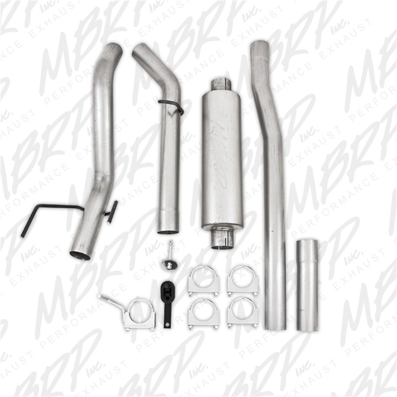 MBRP 03-13 Ram Hemi 2500/3500 5.7L Alum 3in Cat Back Single Side Exit - Black Ops Auto Works