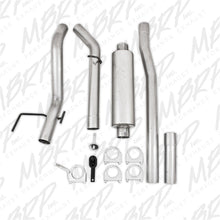 Load image into Gallery viewer, MBRP 03-13 Ram Hemi 2500/3500 5.7L Alum 3in Cat Back Single Side Exit - Black Ops Auto Works