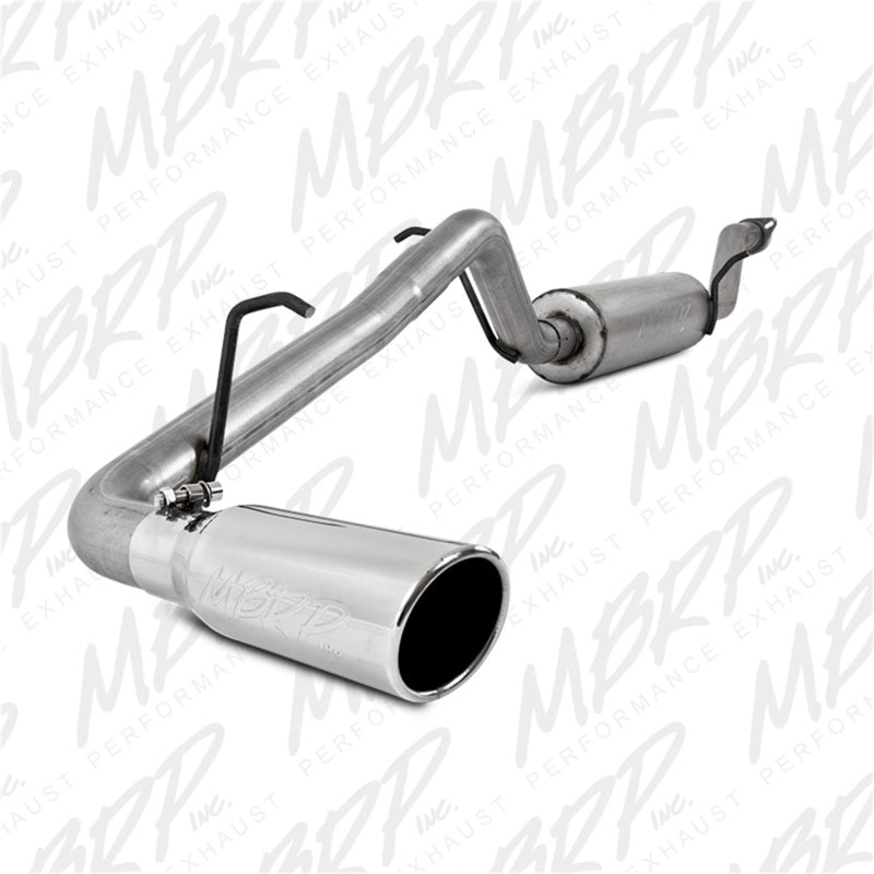MBRP 04-11 Chevy Colorado / GMC Canyon 2.8L/2.9L/3.5L/3.7L Cat Back Single Side Aluminized Exhaust - Black Ops Auto Works