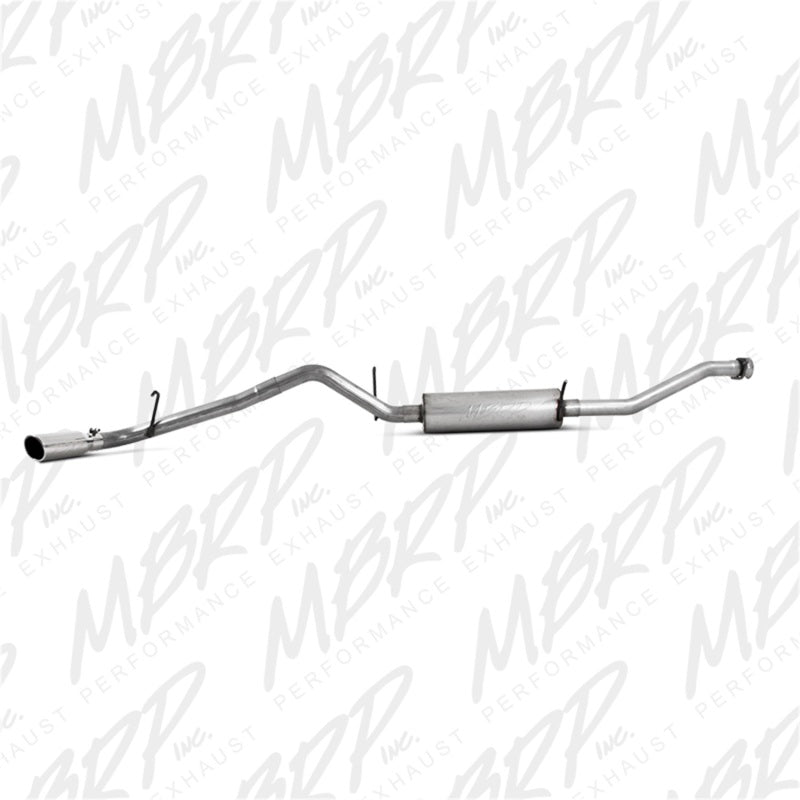MBRP 04-11 Chevy Colorado / GMC Canyon 2.8L/2.9L/3.5L/3.7L Cat Back Single Side Aluminized Exhaust - Black Ops Auto Works