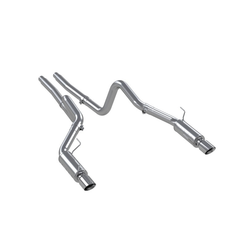 MBRP 05-09 Ford Mustang GT 4.6L Dual Split Rear Race Version AL/ 3in Cat Back Exhaust System - Black Ops Auto Works
