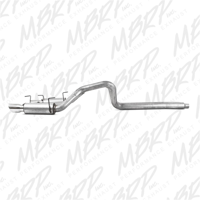 MBRP 05-09 Ford Mustang GT 4.6L Dual Split Rear Race Version AL/ 3in Cat Back Exhaust System - Black Ops Auto Works