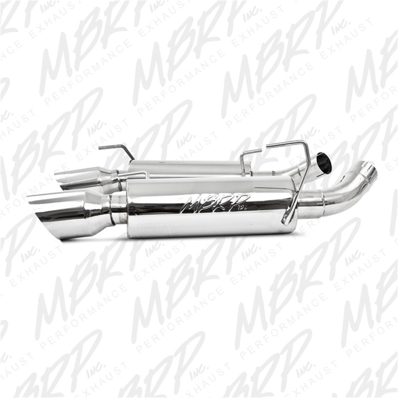 MBRP 05-10 Ford Mustang GT 5.0/Shelby GT500 Dual Mufflers Axle Back Split Rear T304 - Black Ops Auto Works