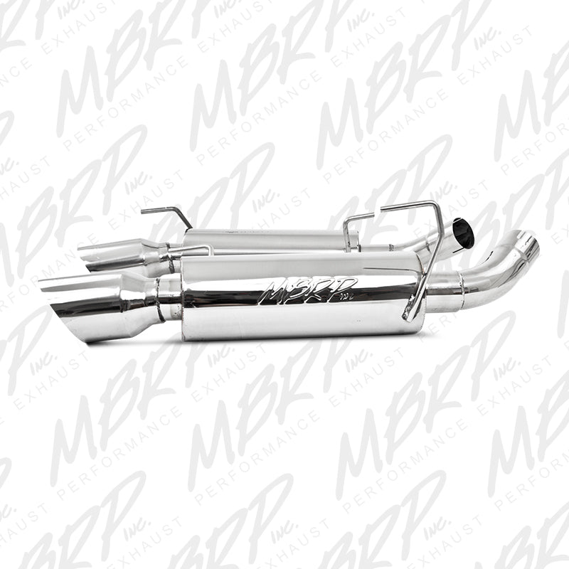 MBRP 05-10 Ford Mustang GT 5.0/Shelby GT500 Dual Mufflers Axle Back Split Rear T304 - Black Ops Auto Works