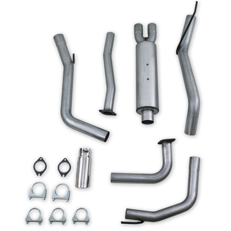MBRP 05-11 Nissan Frontier 4.0L V6 Single Side Aluminum Cat Back Exhaust - Black Ops Auto Works
