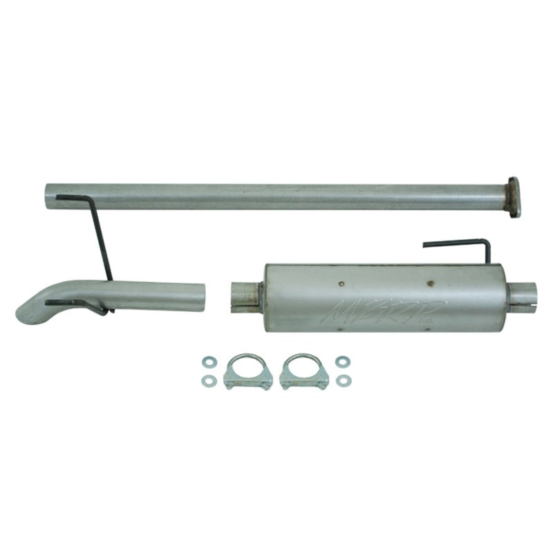 MBRP 05-11 Toyota Tacoma 4.0L EC/CC-SB Cat Back Turn Down Single Side Alum Exhaust - Black Ops Auto Works
