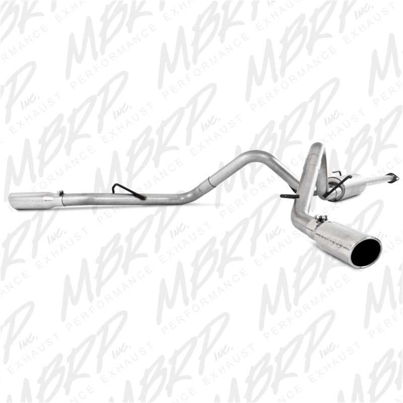 MBRP 05-13 Toyota Tacoma 4.0L EC/CC AL Dual Split Side Cat Back Exhaust - Black Ops Auto Works