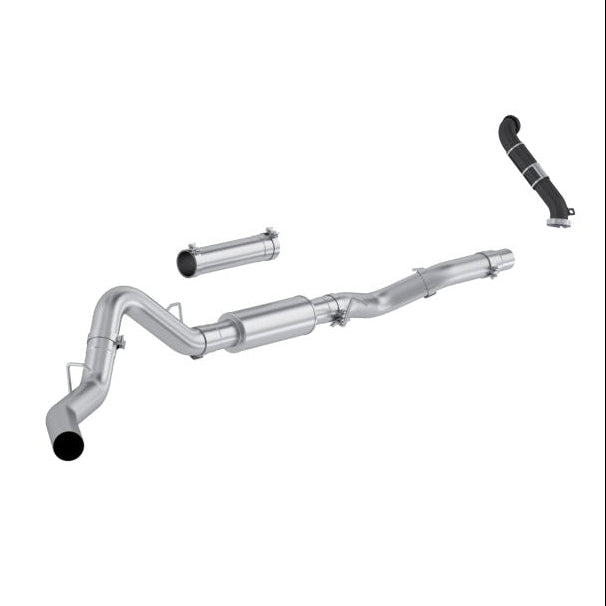 MBRP MBRP 06-07 Chevy Silverado / GMC Sierra 2500/3500HD 4in OD CatBack Single Side Exit w/ Downpipe - AL