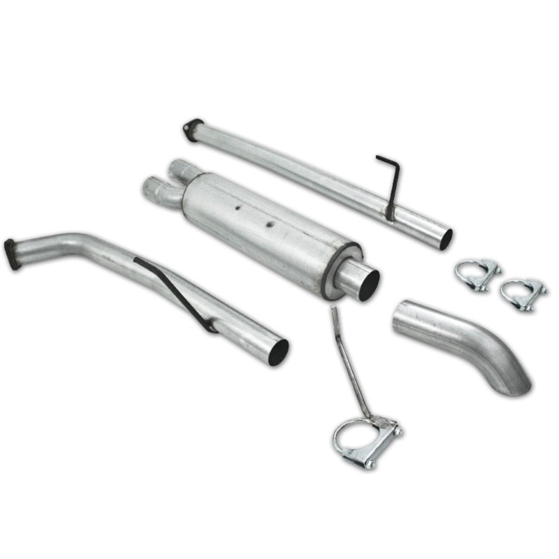 MBRP 07-08 Toyota Tundra Cat Back Turn Down Single Side Aluminized Exhaust - Black Ops Auto Works