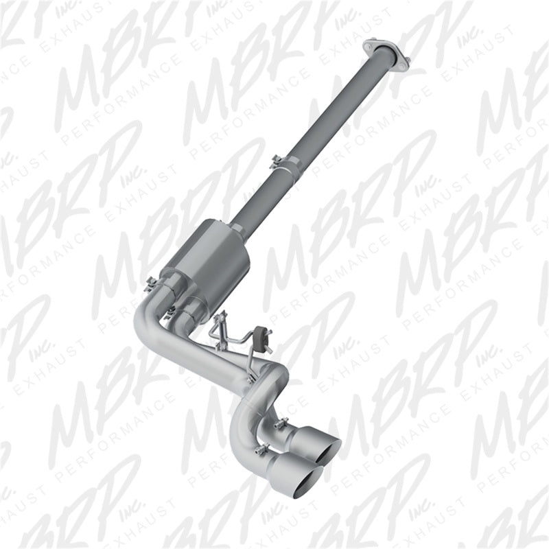 MBRP 09-14 Ford F150 Pre-Axle 4.5in OD Tips Dual Outlet T409 3in Cat Back Exhaust - Black Ops Auto Works