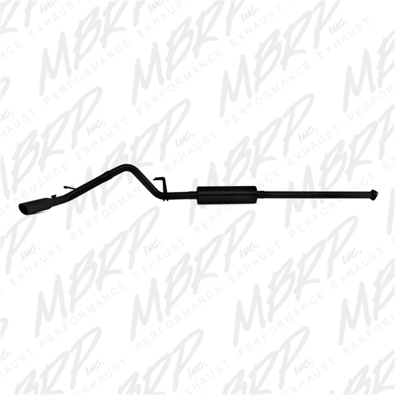 MBRP 09-14 Toyota Tacoma 4.0L EC/CC Cat-Back Single Exit AL - Black - Black Ops Auto Works