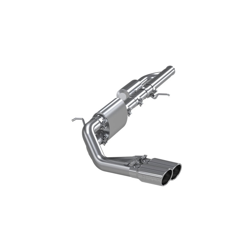 MBRP 09+ Chevrolet Silverado 1500 3in Cat Back Pre-Axle Dual Outlet w/ 4in Tip - AL - Black Ops Auto Works