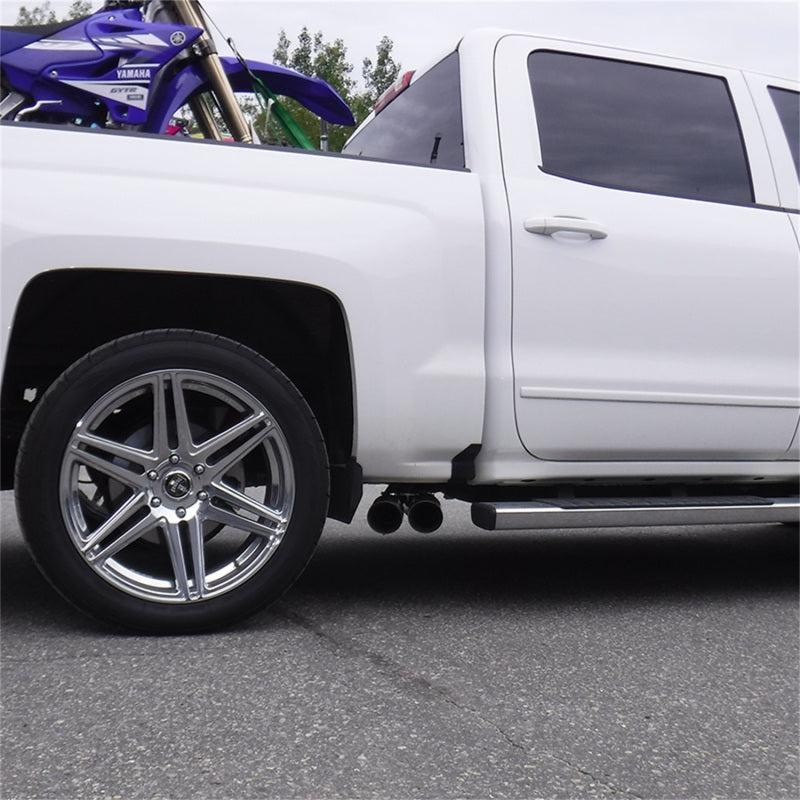 MBRP 09+ Chevrolet Silverado 1500 3in Cat Back Pre-Axle Dual Outlet w/ 4in Tip - AL - Black Ops Auto Works