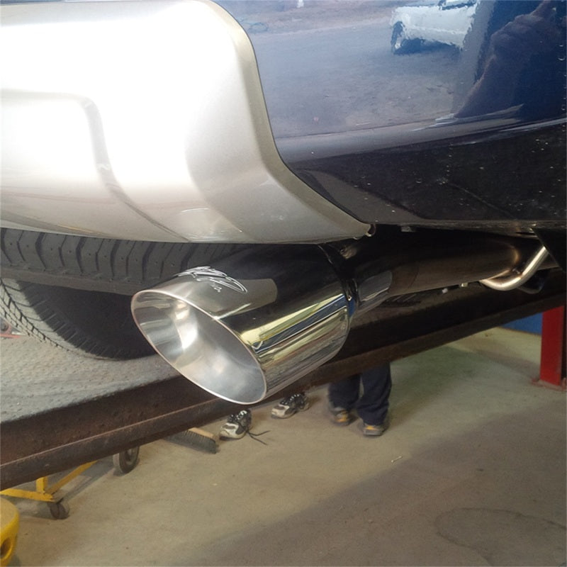 MBRP 10-18 Toyota 4 Runner AL 4in O.D Tip Single Rear Exit 2.5in Cat Back Exhaust - Black Ops Auto Works