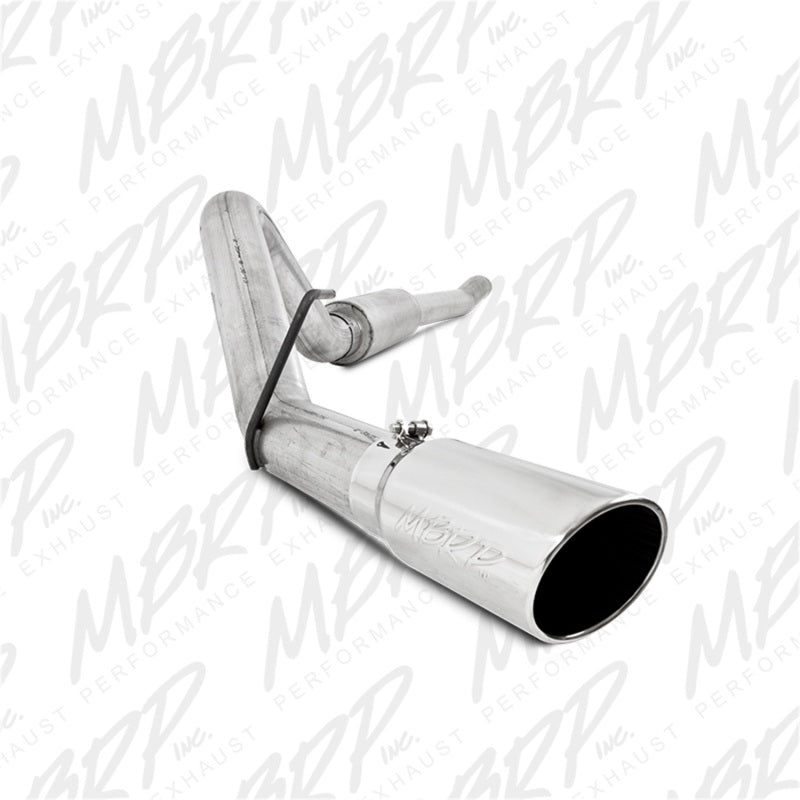 MBRP 11-13 Ford F-250/350/450 6.2L V8 Gas 4in Cat Back Single Side Alum Exhaust System - Black Ops Auto Works