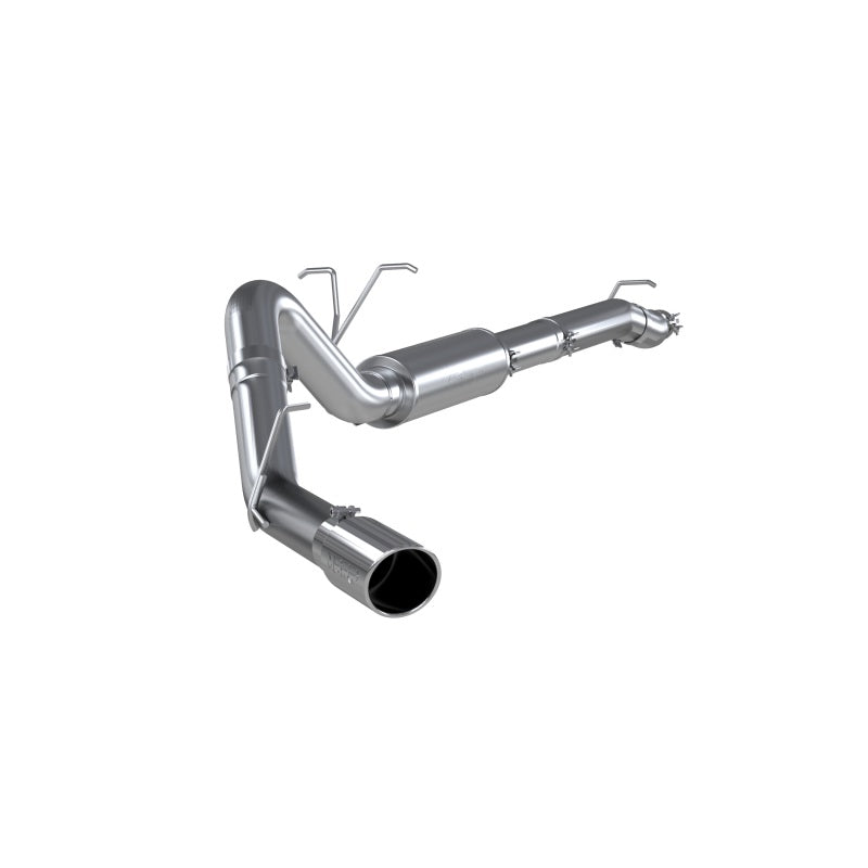 MBRP 11-13 Ford F-250/350/450 6.2L V8 Gas 4in Cat Back Single Side Alum Exhaust System - Black Ops Auto Works