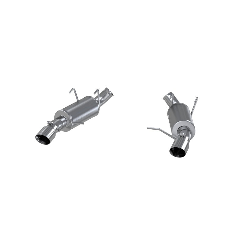 MBRP 11-14 Ford Mustang GT 5.0 3in Dual Muffler Axle Back Split Rear Alum Exhaust System - Black Ops Auto Works