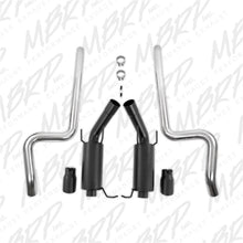 Load image into Gallery viewer, MBRP 11-14 Ford Mustang GT 5.0L 3in Cat Back Dual Split Rear Street Version 4in Tips - Black - Black Ops Auto Works