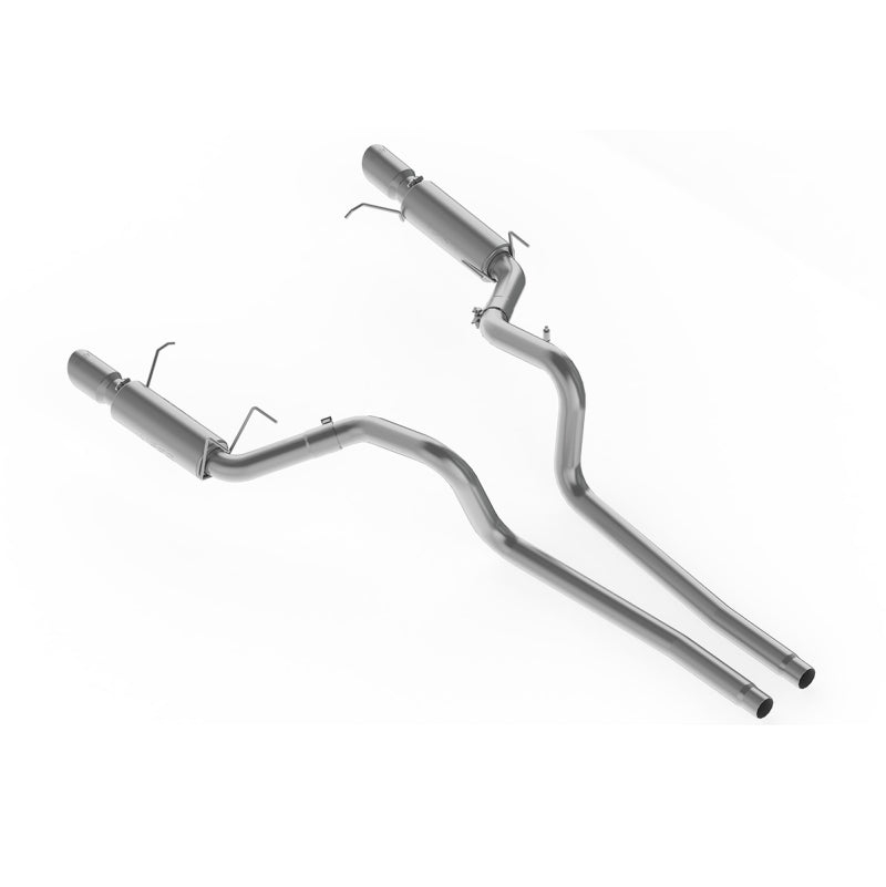 MBRP 11-14 Ford Mustang GT 5.0L Dual Split Rear Race Version AL 3in Cat Back Exhaust System - Black Ops Auto Works
