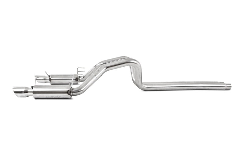 MBRP 11-14 Ford Mustang GT 5.0L Dual Split Rear Race Version T409 3in Cat Back Exhaust System - Black Ops Auto Works