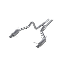 Load image into Gallery viewer, MBRP 11-14 Ford Mustang GT 5.0L Dual Split Rear Street Version T409 3in Cat Back Exhaust System - Black Ops Auto Works