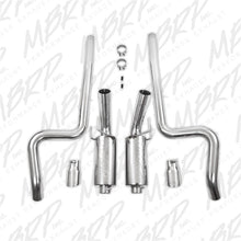 Load image into Gallery viewer, MBRP 11-14 Ford Mustang GT 5.0L Dual Split Rear Street Version T409 3in Cat Back Exhaust System - Black Ops Auto Works