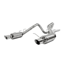 Load image into Gallery viewer, MBRP 11-14 Ford Mustang GT 5.0L Dual Split Rear Street Version T409 3in Cat Back Exhaust System - Black Ops Auto Works