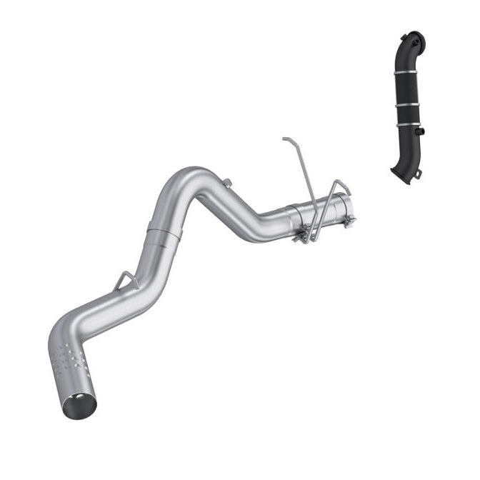 MBRP MBRP 11-15 Chevy Silverado / GMC Sierra 2500/3500HD 4in OD CatBack Single Side Exit w/ Downpipe - AL