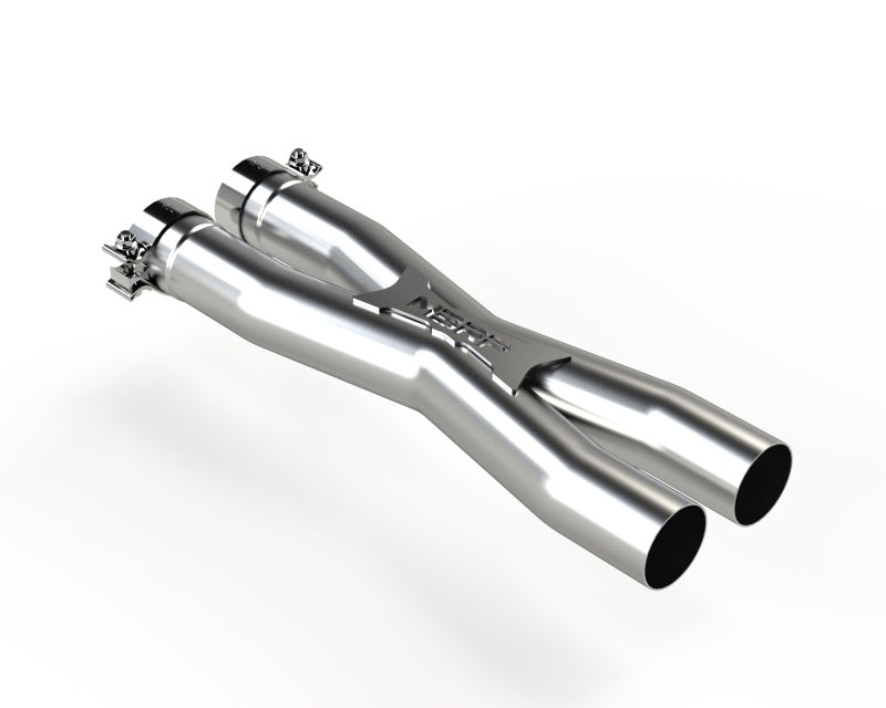 MBRP 12-21 Ferrari 812SF/812GTS/F12 6.3L/ 6.5L 3in Resonator Delete X-Pipe - T304 - Black Ops Auto Works