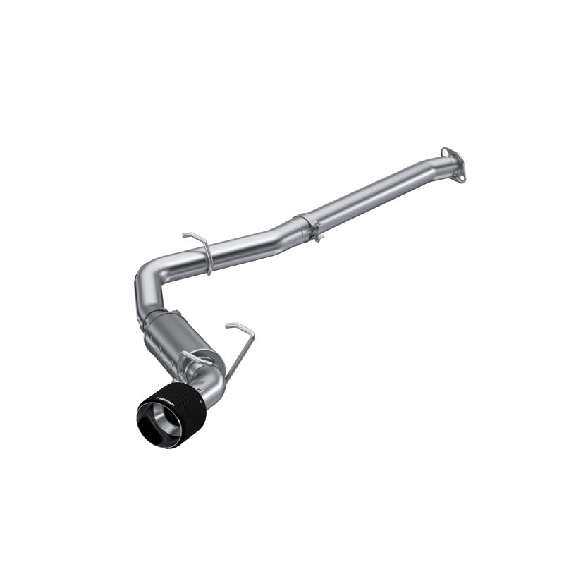 MBRP 12-22 Subaru BRZ 17-22 Toyota GR86 Stainless Steel 3in Cat-Back-Single Rear Exit w Carbon Tips - Black Ops Auto Works