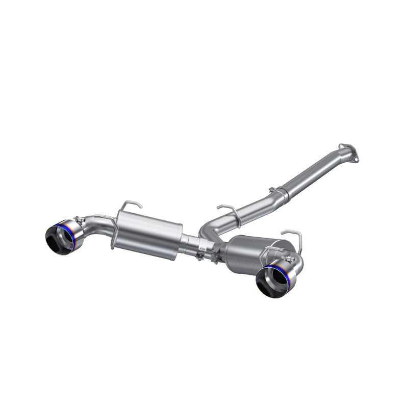 MBRP 13-16 Subaru BRZ 2.0L/ 2.4L 3in Dual Split Rear Cat Back w/Burnt End Tips- T304 - Black Ops Auto Works