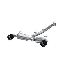 Load image into Gallery viewer, MBRP 13-16 Subaru BRZ 2.0L/ 2.4L 3in Dual Split Rear Cat Back w/CF Tips- T304 - Black Ops Auto Works