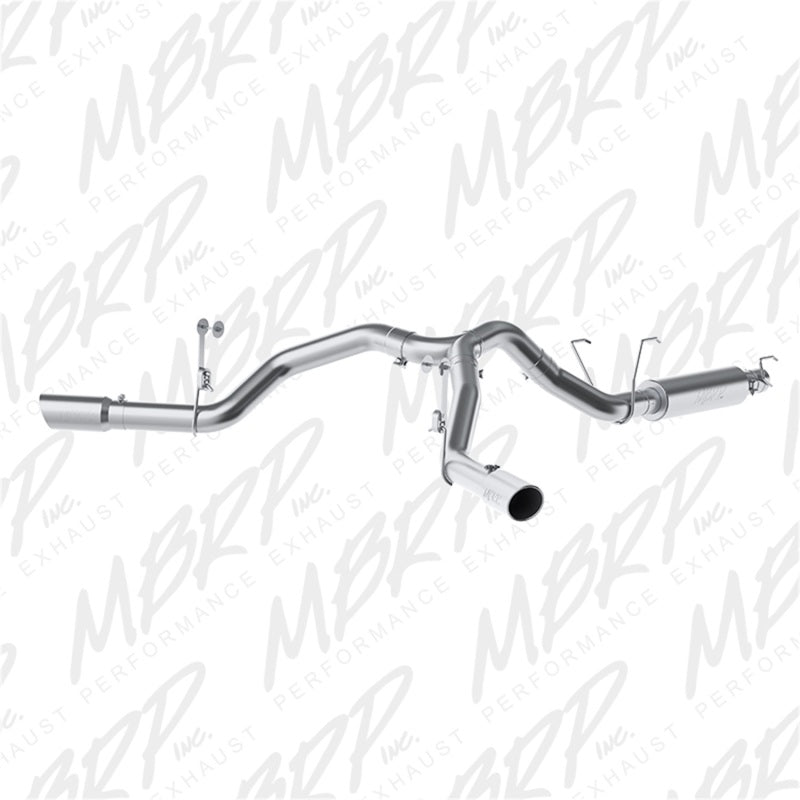 MBRP 14-16 Ram 2500 6.4L 4in AL Dual Side Split Outlet Cat Back Exhaust - Black Ops Auto Works