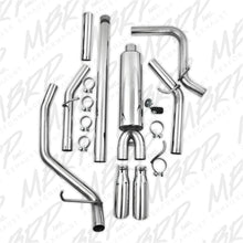 Load image into Gallery viewer, MBRP 14 Chevy/GMC 1500 Silverado/Sierra 4.3L V6/5.3L V8 Dual Split Side T409 3in Cat Back Exhaust - Black Ops Auto Works