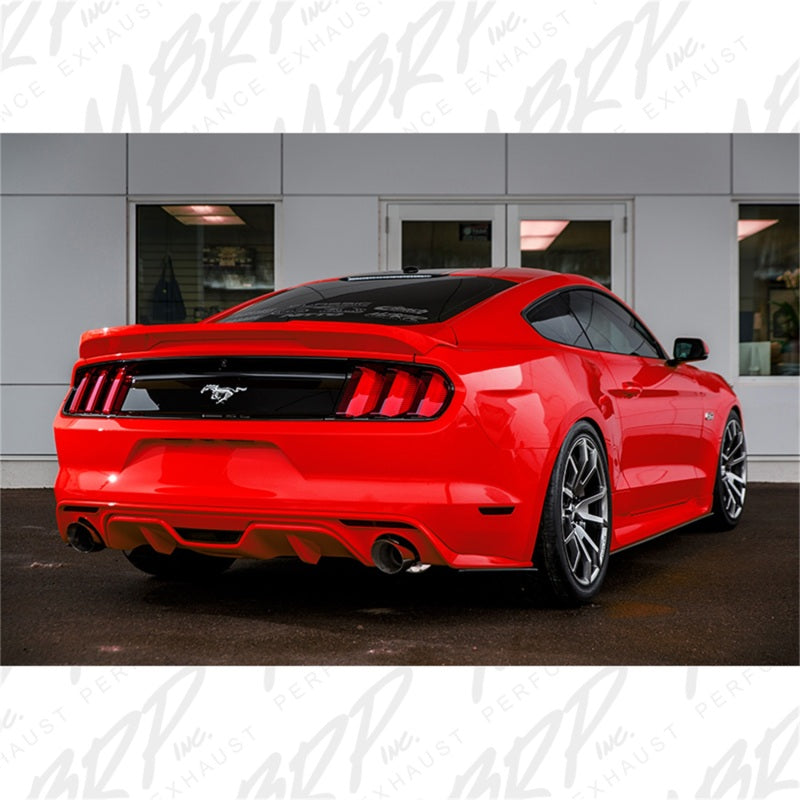MBRP 15-17 Ford Mustang GT 5.0 3in Cat Back Dual Split Rear Race Version 4.5in Tips - T409 - Black Ops Auto Works
