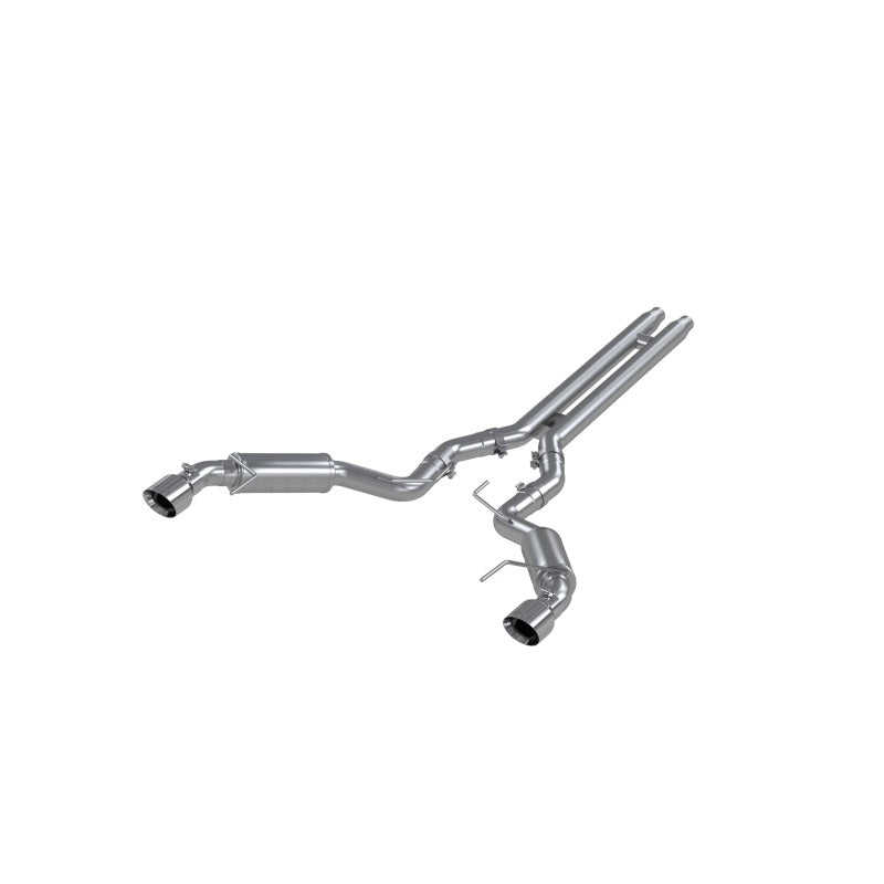 MBRP 15-17 Ford Mustang GT 5.0 3in Cat Back Dual Split Rear Race Version 4.5in Tips - T409 - Black Ops Auto Works