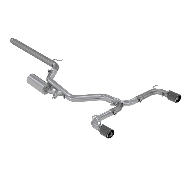 MBRP 15-17 VW 2.0L Turbo Golf GTI MK7 3in T304 Cat Back Exhaust w/ Dual Split Rear Exit - Black Ops Auto Works