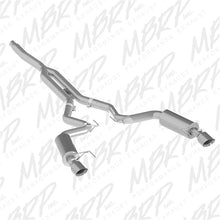 Load image into Gallery viewer, MBRP 15-18 Ford Mustang EcoBoost 2.3L Alum 3in Cat Back Dual Split Rear Exit (Street Version) - Black Ops Auto Works