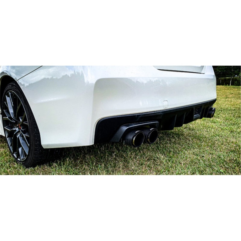MBRP 15-19 Subaru WRX 2.0L/STI 2.5L 2.5in Dual Split Rear Exit w/ 3.5in CF Tips - T304 - Black Ops Auto Works