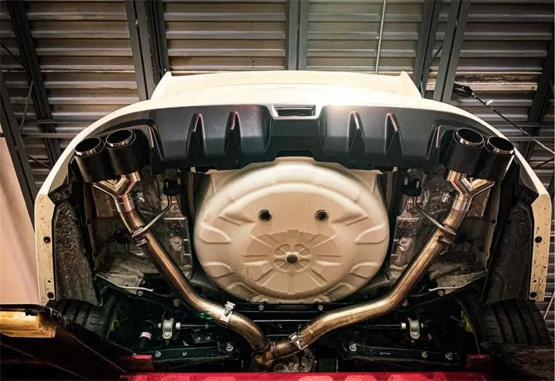 MBRP 15-19 Subaru WRX 2.0L/STI 2.5L 3in Dual Split Rear Exit w/ 3.5in CF Tips - T304 Street Version - Black Ops Auto Works