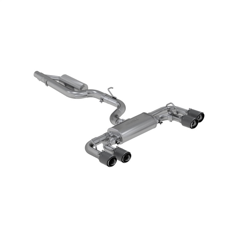 MBRP 15-19 VW Golf R 3 in Cat Back w/ 4 in OD Quad Carbon Fiber Tips - T304 - Black Ops Auto Works